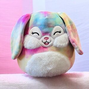 Squishmallow “Candy” the Tie-Dye Bunny 10 inch
